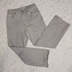 Abercrombie & Fitch Relaxed High Rise Gray Women's Jeans Curvy Love
